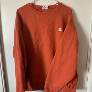 Orange champion sweater